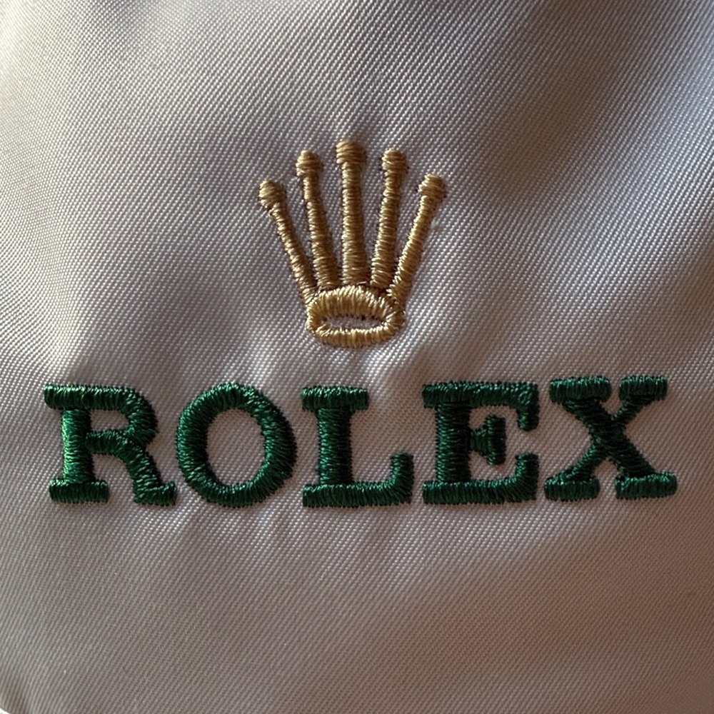Rolex White Cap with Gold & Green Logo - Picture 2 of 7